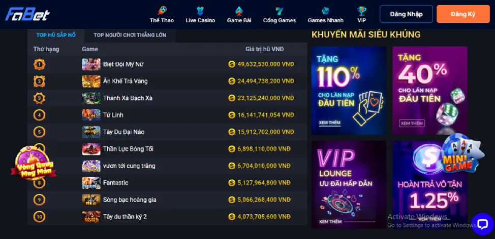 Giao diện game bắn cá de88